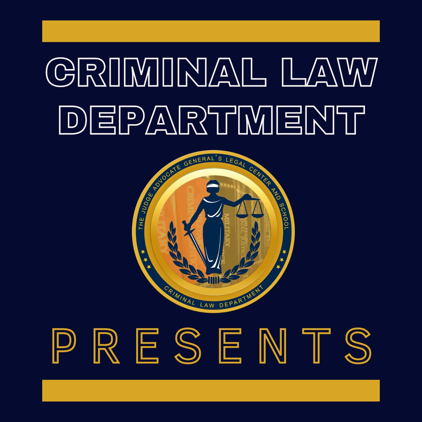 Criminal Law Department Presents logo